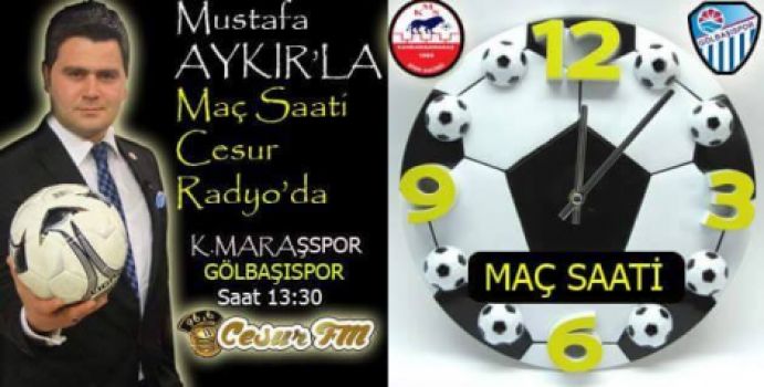 K.MARAŞSPOR-GÖLBAŞISPOR CESUR FM'DE