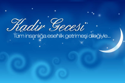 Kadir Gecemiz Kutlu Olsun
