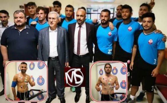 KAHRAMANMARAŞSPOR SAĞLIK KONTROLÜNDEN GEÇTİ